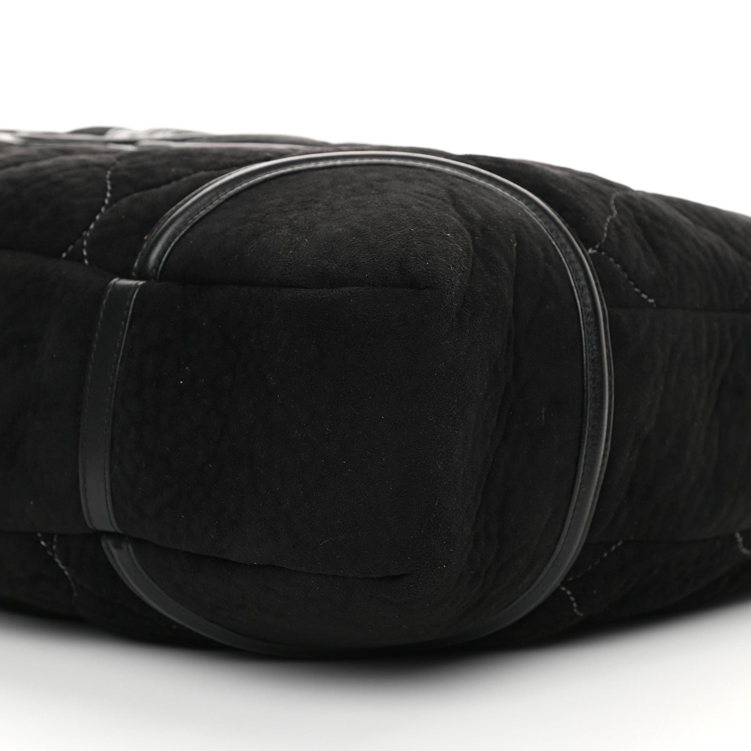 Chanel Microsuede Quilted Rodeo Drive Hobo Black 11 of 11