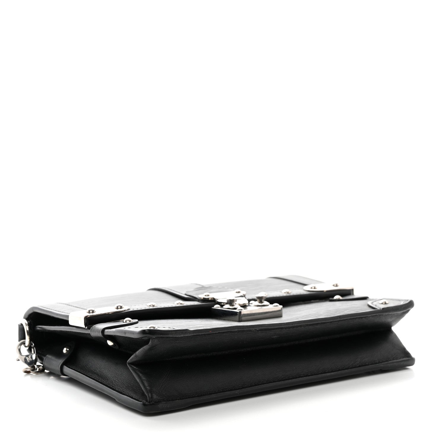 Louis Vuitton Epi Trunk Chain Wallet Black 4 of 11