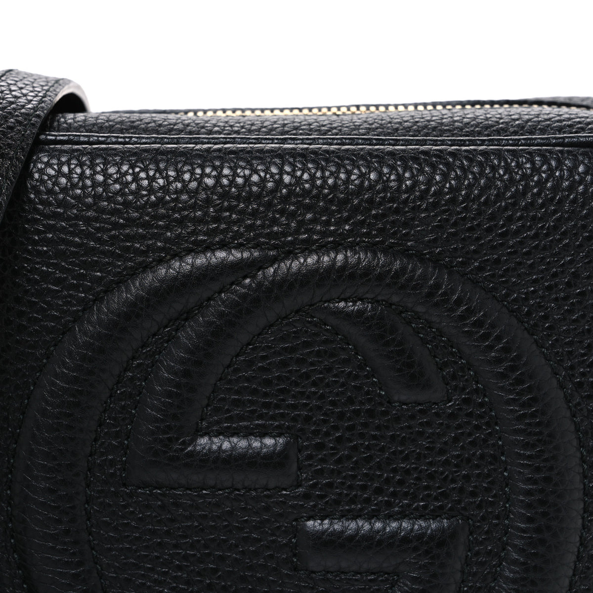 Gucci Pebbled Calfskin Small Soho Disco Bag Black 8 of 10