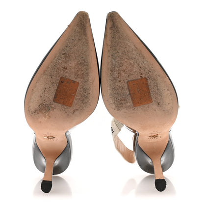 Christian Dior Patent Ribbon J'Adior Slingback 100mm Pumps 39 Black 6 of 8