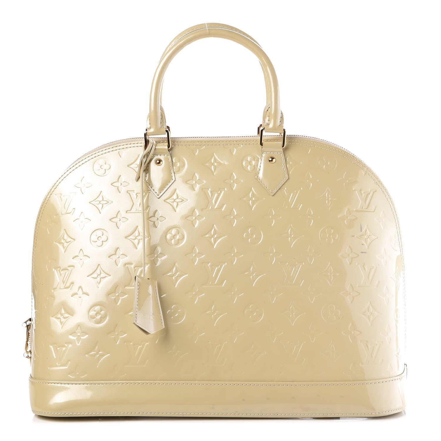 Louis Vuitton Vernis Alma GM Blanc Corail 1 of 10