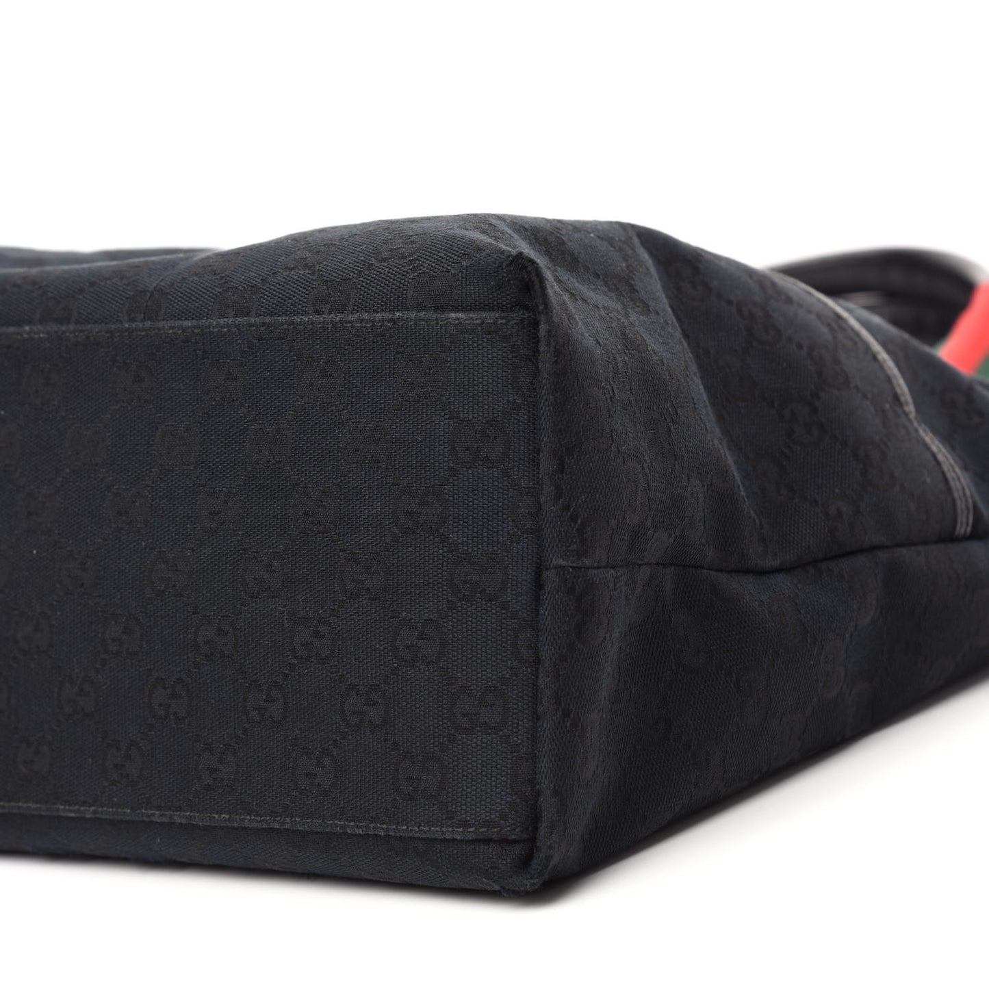 Monogram Web Large Diaper Tote Black