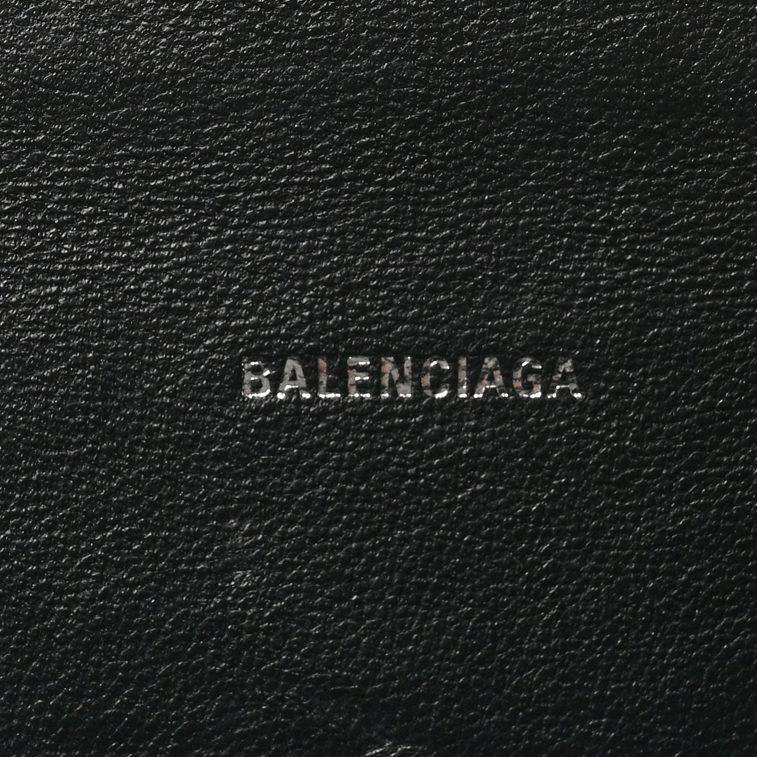 Balenciaga Metallic Calfskin Crocodile Embossed Hourglass Top Handle Bag XS Silver 6 of 10