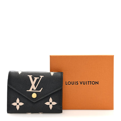 Louis Vuitton Empreinte Monogram Giant Victorine Wallet Black Beige 7 of 7