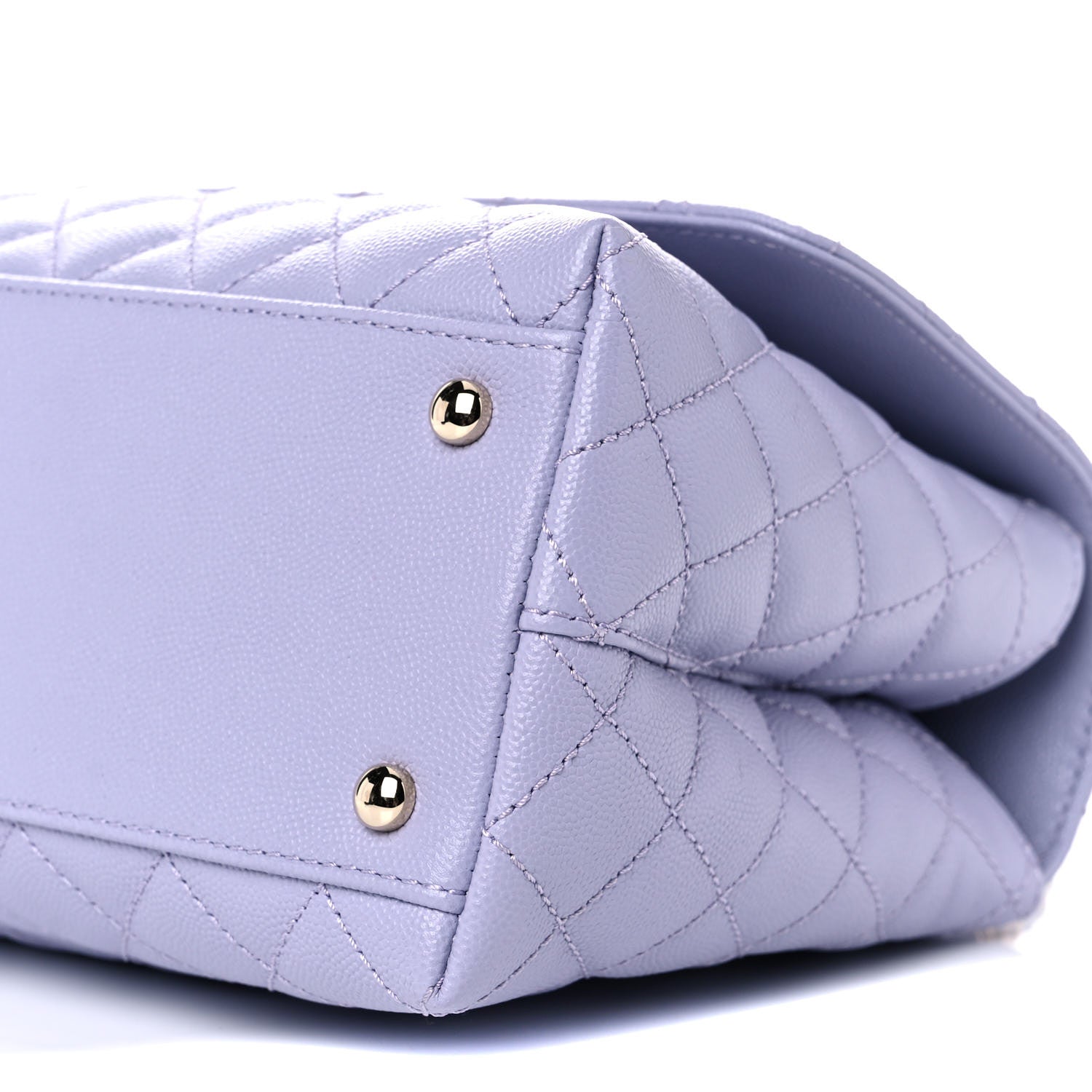Chanel Caviar Quilted Small Coco Handle Flap Light Purple 8 of 9