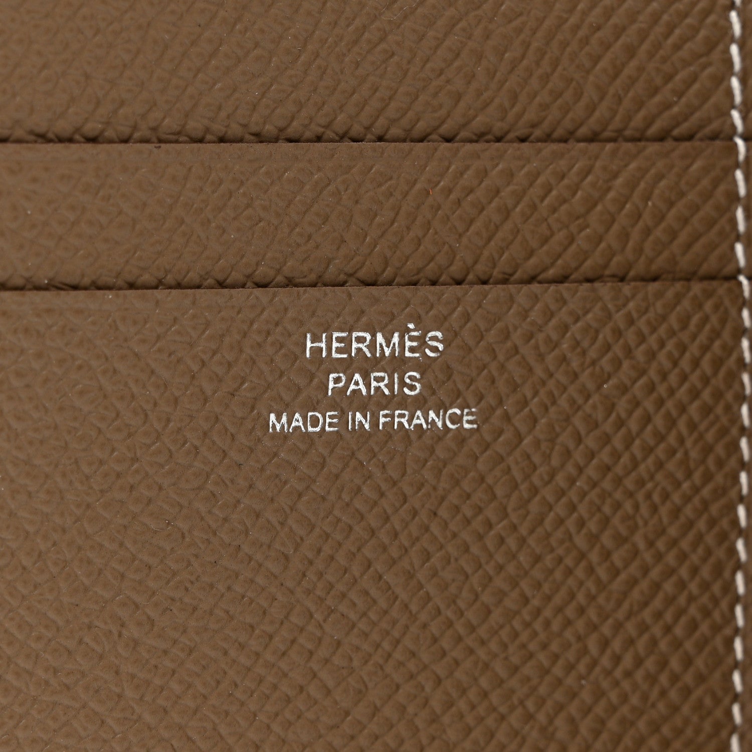 Hermes Epsom MC2 Euclide Card Holder Case Etoupe 6 of 6