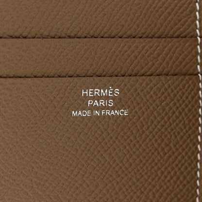 Hermes Epsom MC2 Euclide Card Holder Case Etoupe 6 of 6