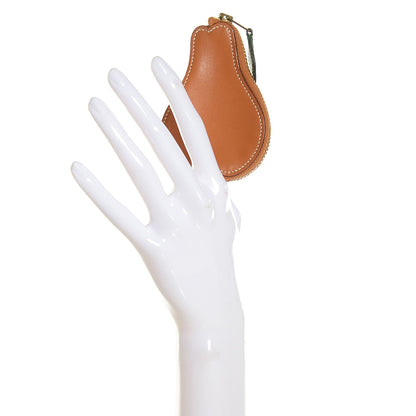 Hermes Natural Barenia Pear Coin Purse 2 of 11