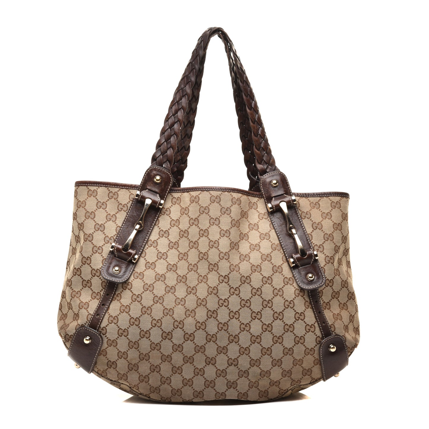 Monogram Medium Pelham Shoulder Bag Dark Brown