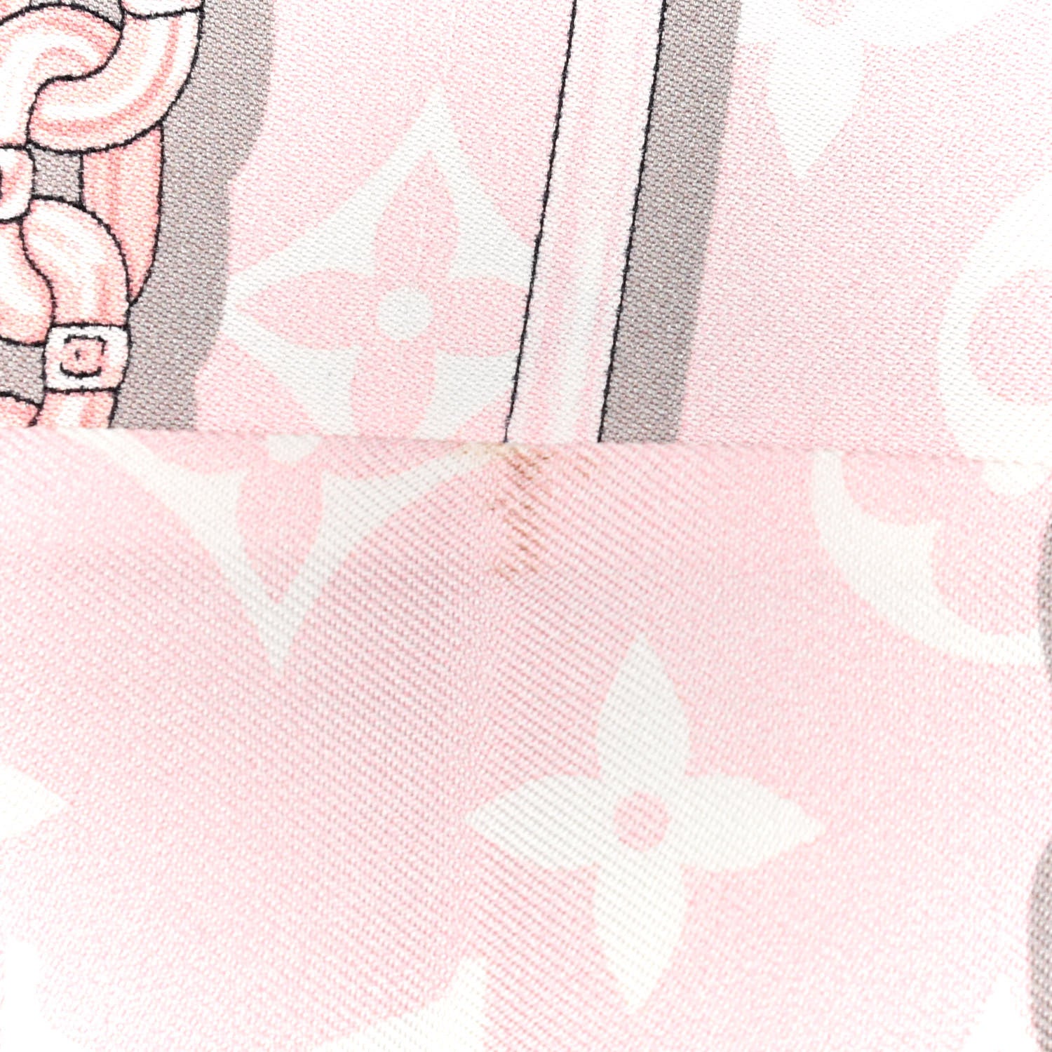 Louis Vuitton Silk Monogram Confidential Bandeau Light Pink 5 of 6