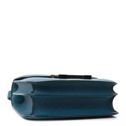 Hermes Epsom Enamel Constance 24 Vert Bosphore 4 of 11