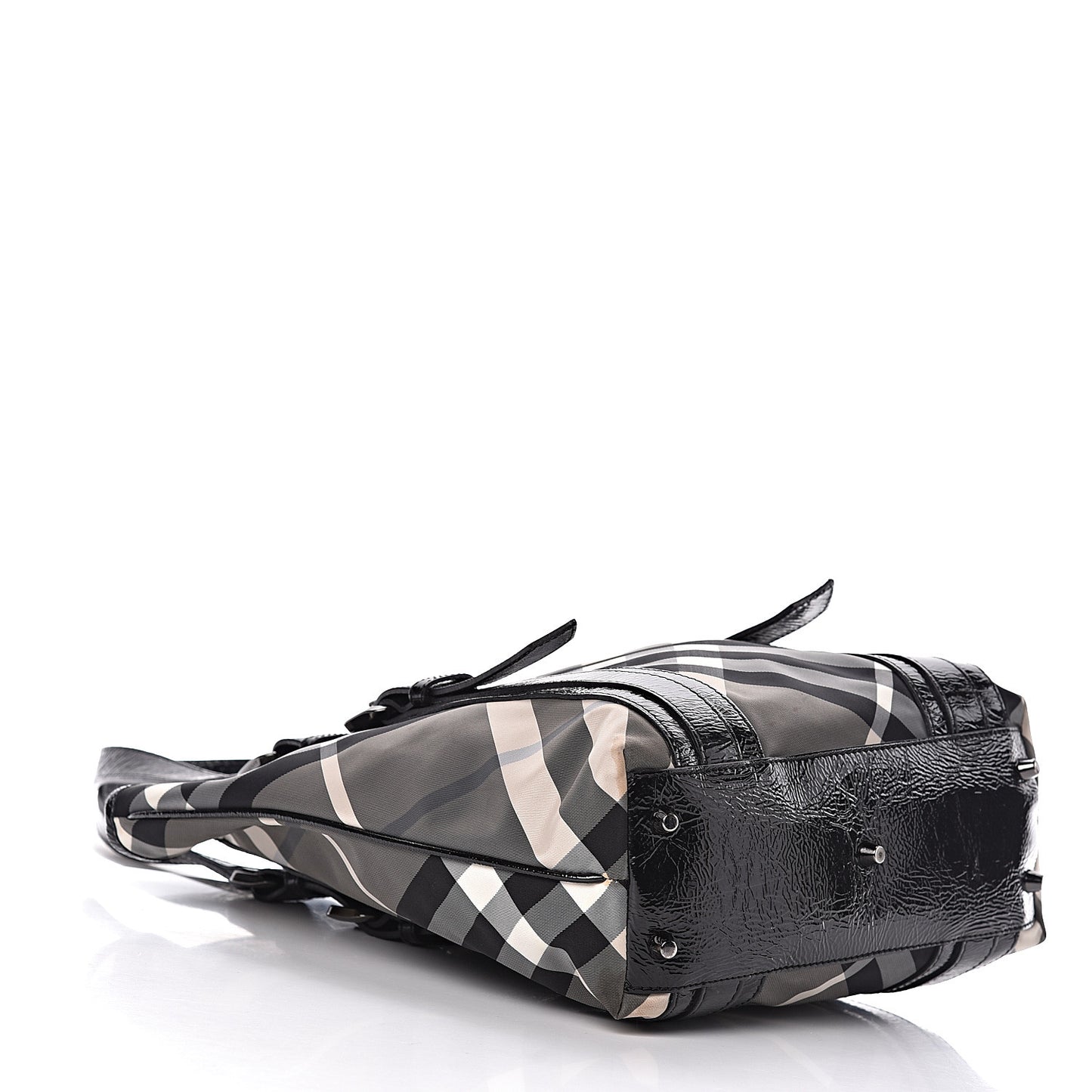 Nylon Beat Check Victoria Tote Black