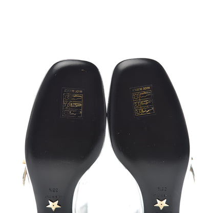 Christian Dior Mirror Finish Calfskin Baby-D Ballet Pumps 35.5 Silver 8 of 8
