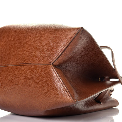 Mulberry Grained Calfskin Small Tyndale Bucket Bag Oak 7 of 9
