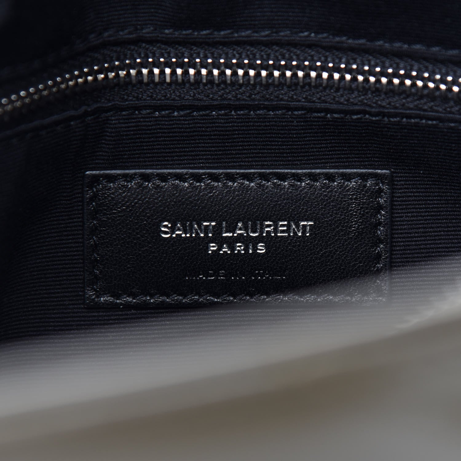 Saint Laurent Calfskin Y Quilted Monogram Medium Loulou Chain Satchel Kaki Fonce 6 of 11