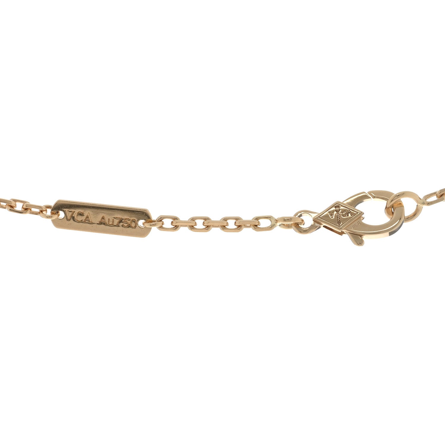 Van Cleef & Arpels 18K Yellow Gold Mother of Pearl Magic Alhambra Long Necklace 4 of 5