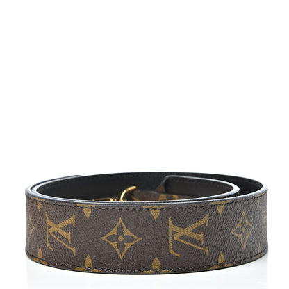 Louis Vuitton Monogram Bandouliere Shoulder Strap Black 2 of 5