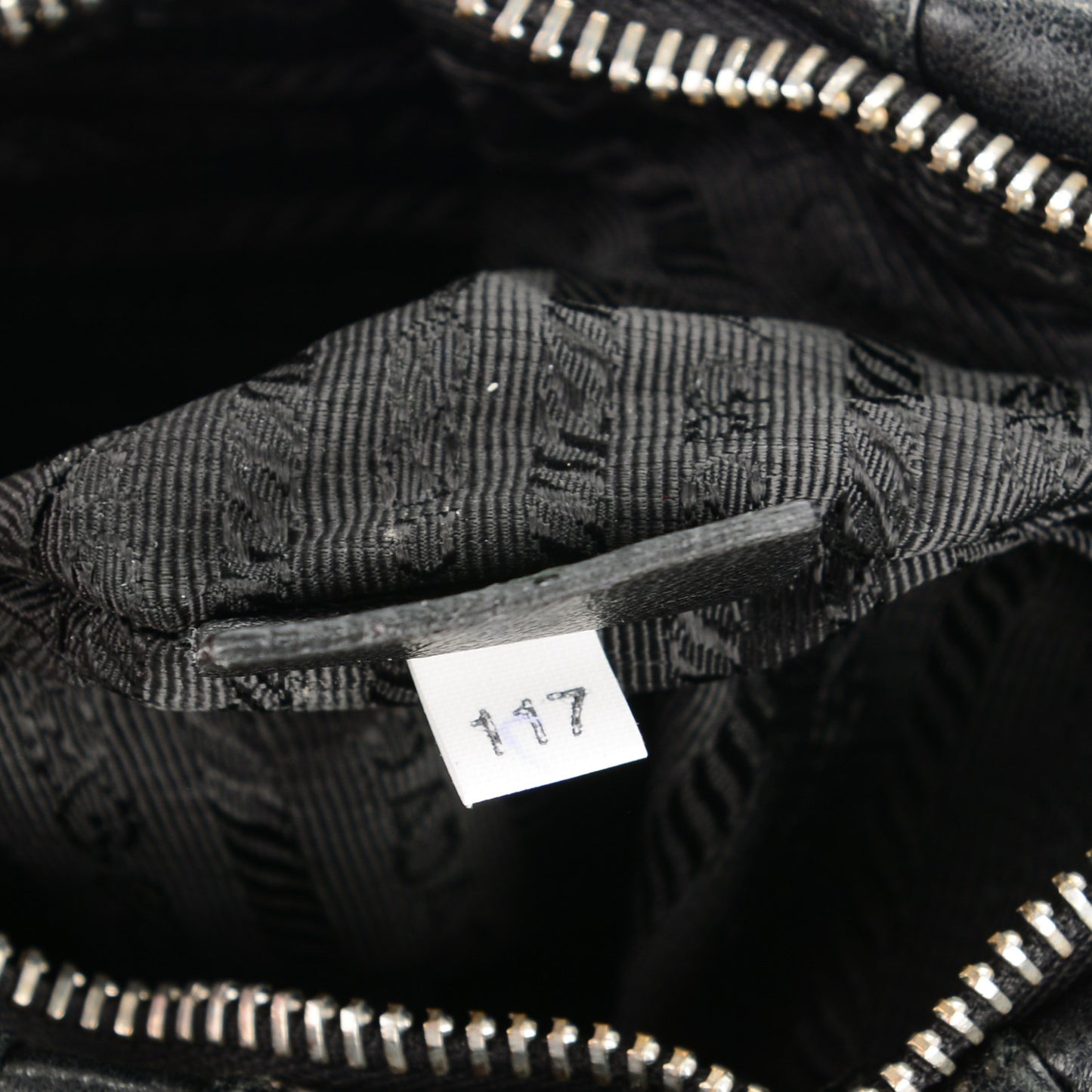 Nappa Mordore Wristlet Clutch Nero Black