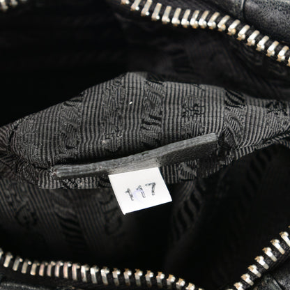 Prada Nappa Mordore Wristlet Clutch Nero Black 8 of 8