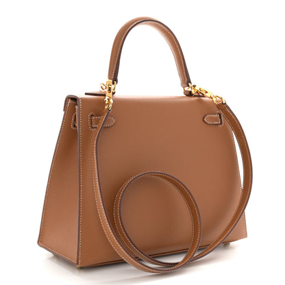 Hermes Epsom Kelly Sellier 25 Gold 3 of 11