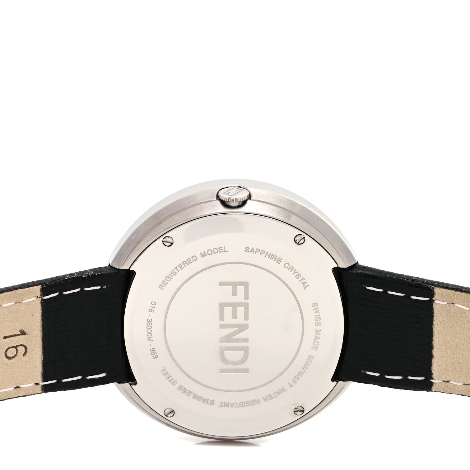 Fendi Stainless Steel Calfskin 36mm My Way Quartz Watch Black 4 of 5