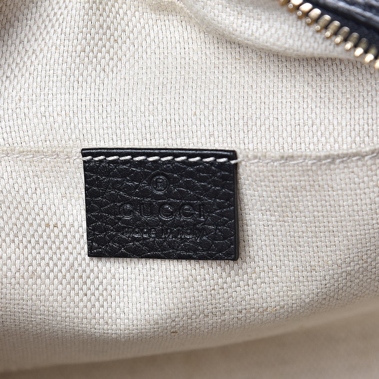 Pebbled Calfskin Small Soho Disco Bag Black