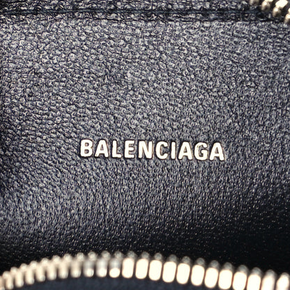 Balenciaga Smooth Calfskin 3D Logo Cash Phone Holder Bag Black Red White 6 of 11