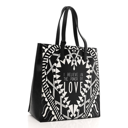 Givenchy Calfskin Power of Love Print Tote Black 4 of 9