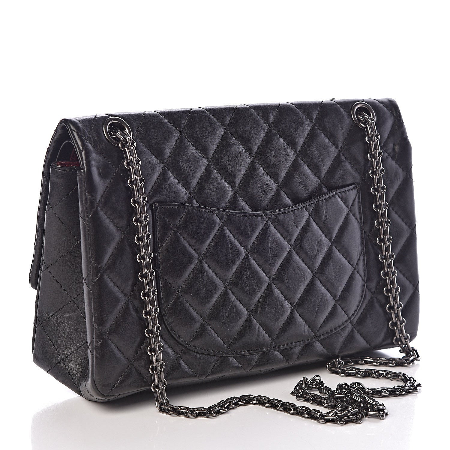 Chanel Aged Calfskin Quilted 2.55 Reissue 226 Flap Black 3 of 10