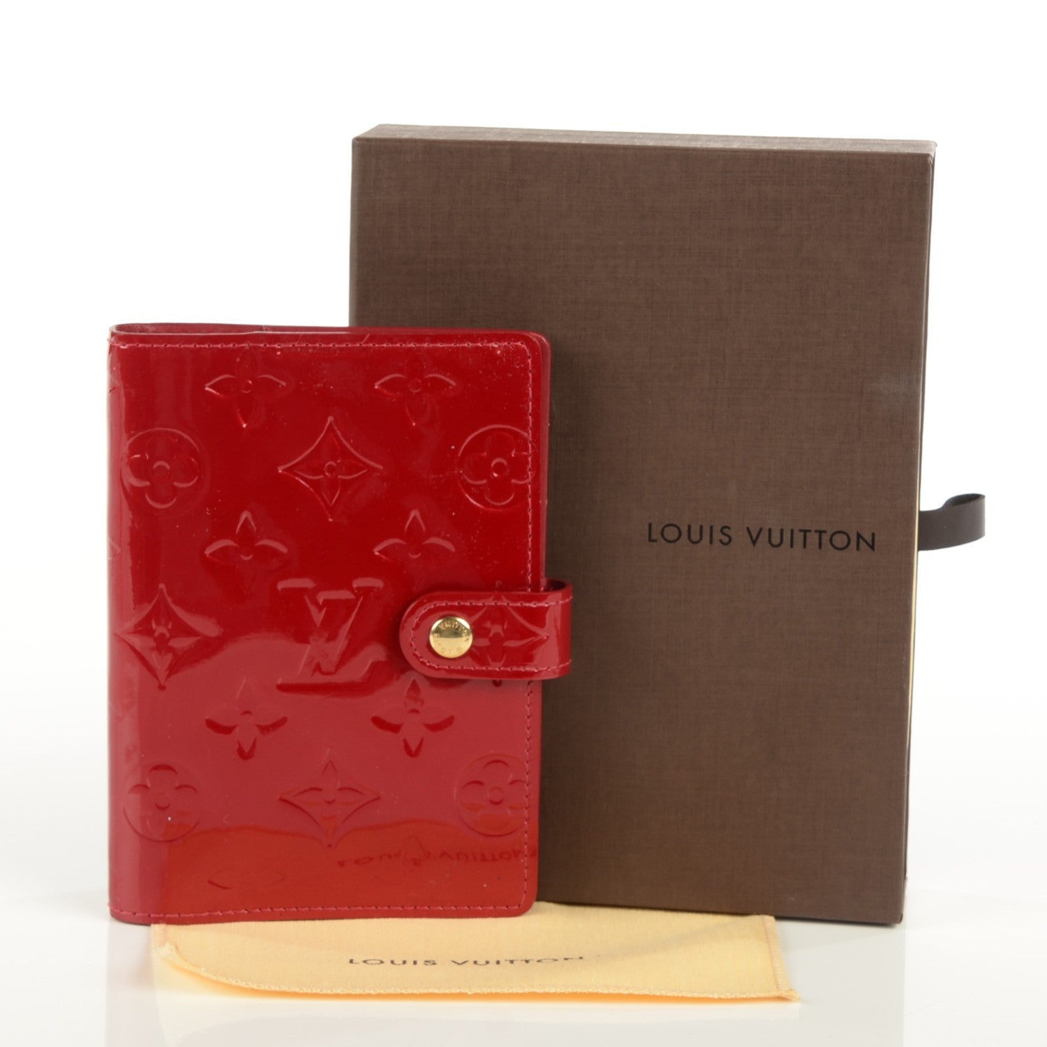 Louis Vuitton Vernis Small Ring Agenda Cover Pomme D'Amour 5 of 8