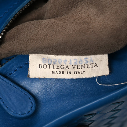 Bottega Veneta Light Calf Intrecciato Small Roma Signal Blue 9 of 22