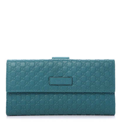 Gucci Microguccissima Continental Flap Wallet Deep Cobalt 1 of 10