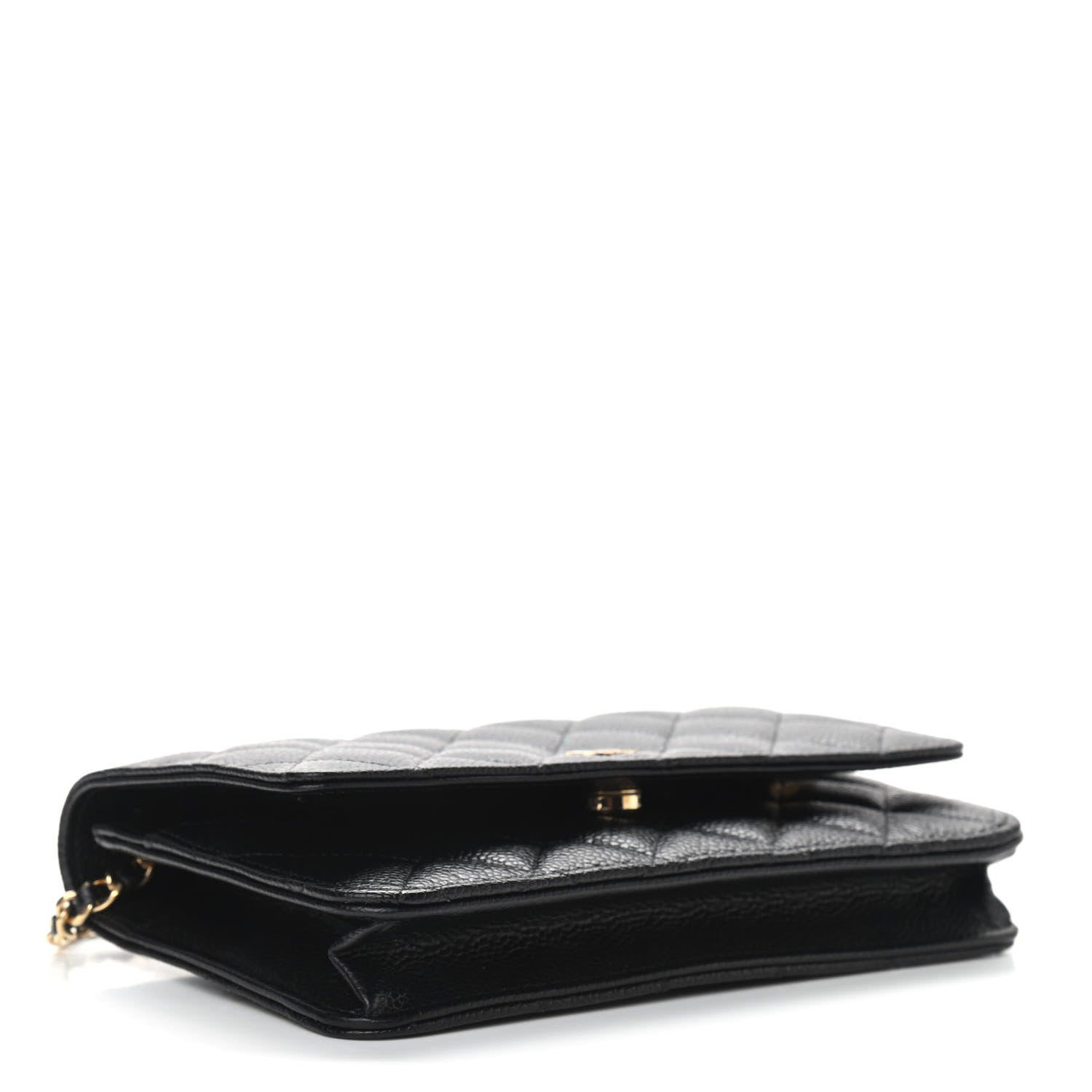 Chanel Caviar Quilted Wallet On Chain WOC Black 4 of 10
