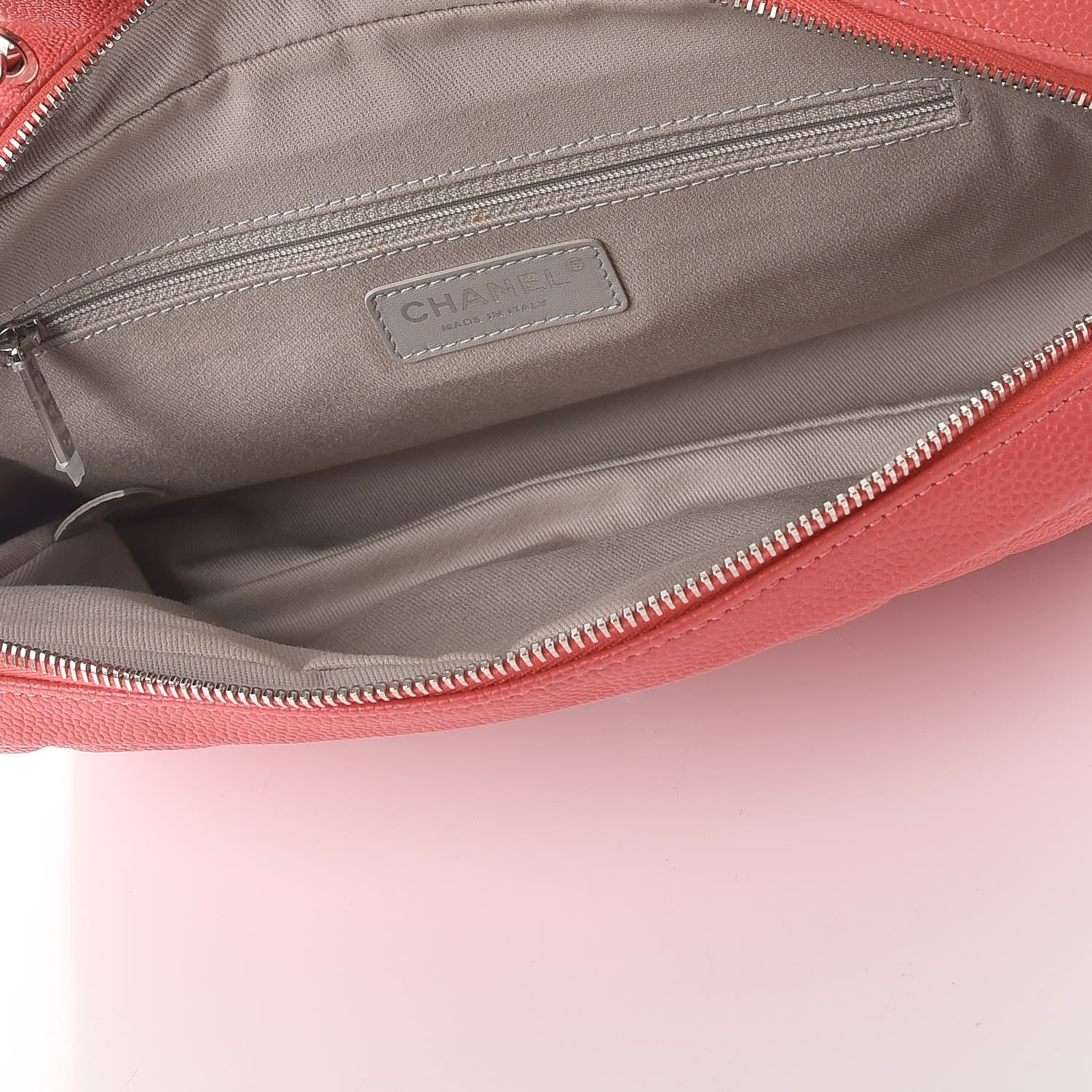 Chanel Caviar Quilted Jumbo Easy Flap Coral 5 of 9