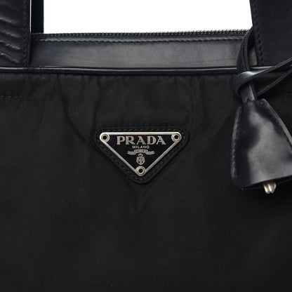 Prada Tessuto Nylon Shoulder Bag Black 10 of 13