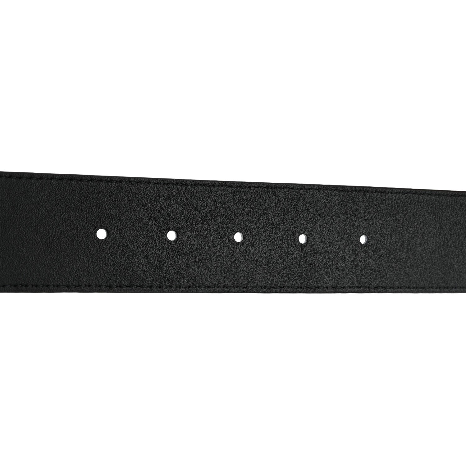 Louis Vuitton Calfskin 40mm Damier LV Reversible Belt 100 40 Black Midnight Navy 4 of 7