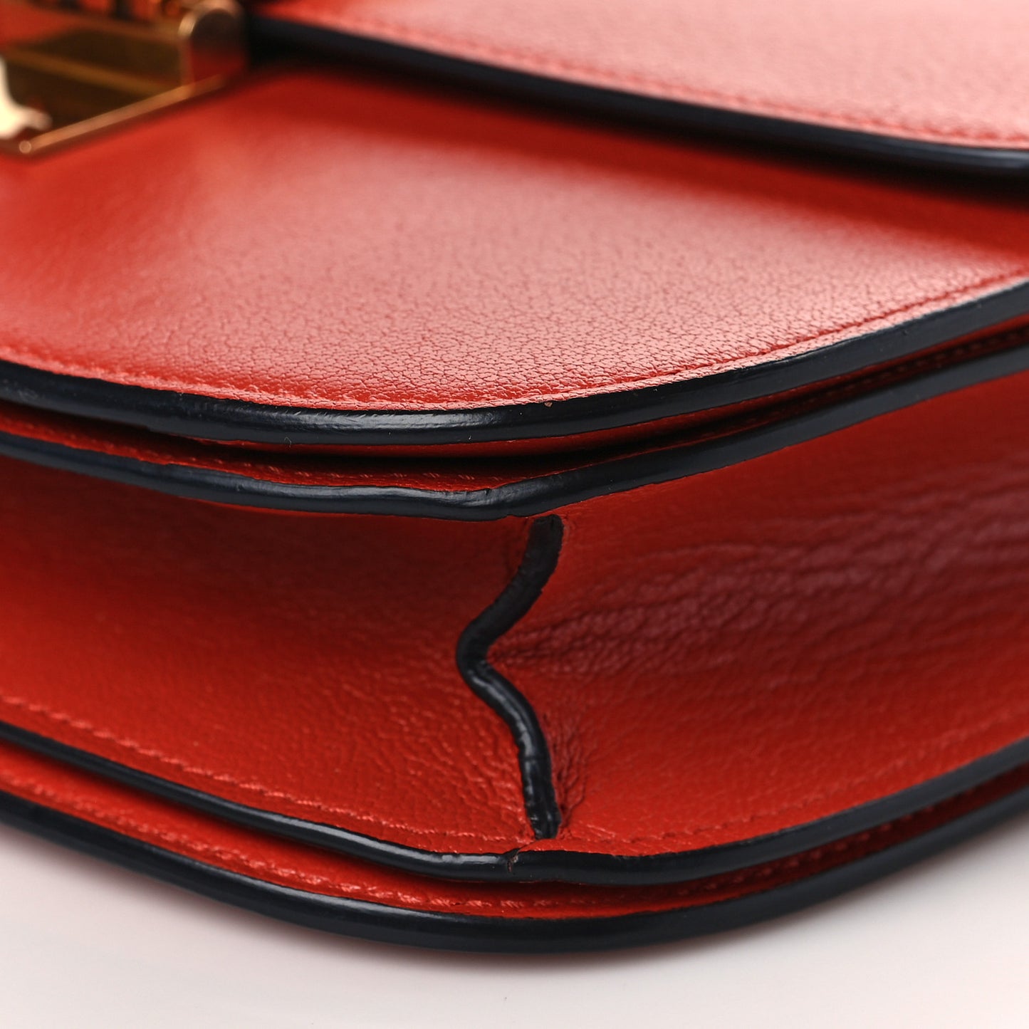 Goatskin Medium Classic Box Flap Bag Cinnamon