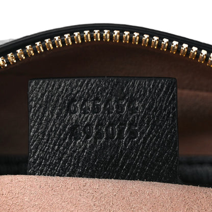 Gucci Textured Calfskin Small Horsebit 1955 Shoulder Bag Black 7 of 11