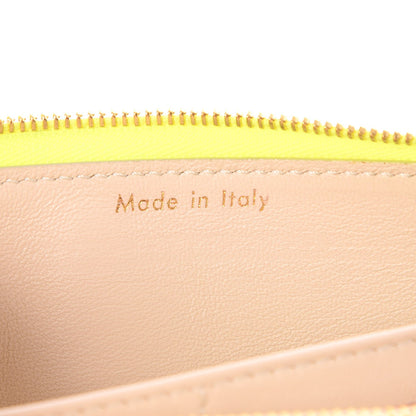 Celine Python Large Zip Around Multifunction Wallet Yellow 7 of 8