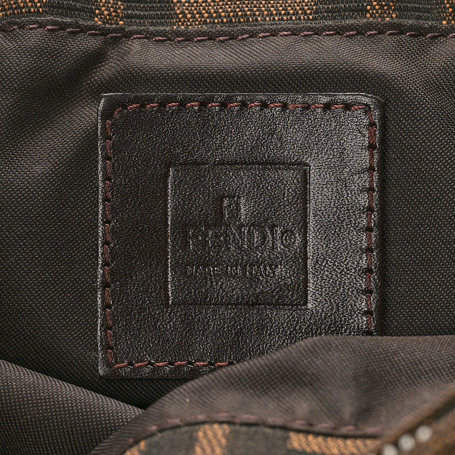 Fendi Zucca Baguette Shoulder Bag Tobacco 7 of 10