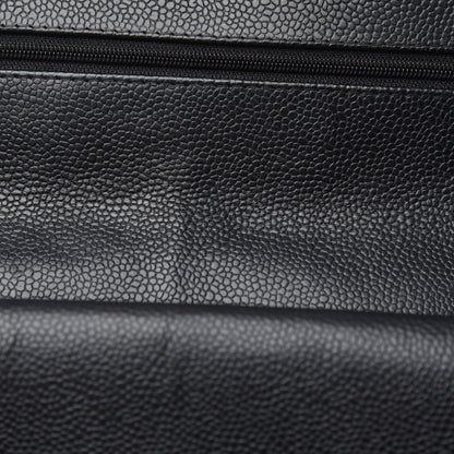 Chanel Caviar Quilted Jumbo Double Flap Black 12 of 13