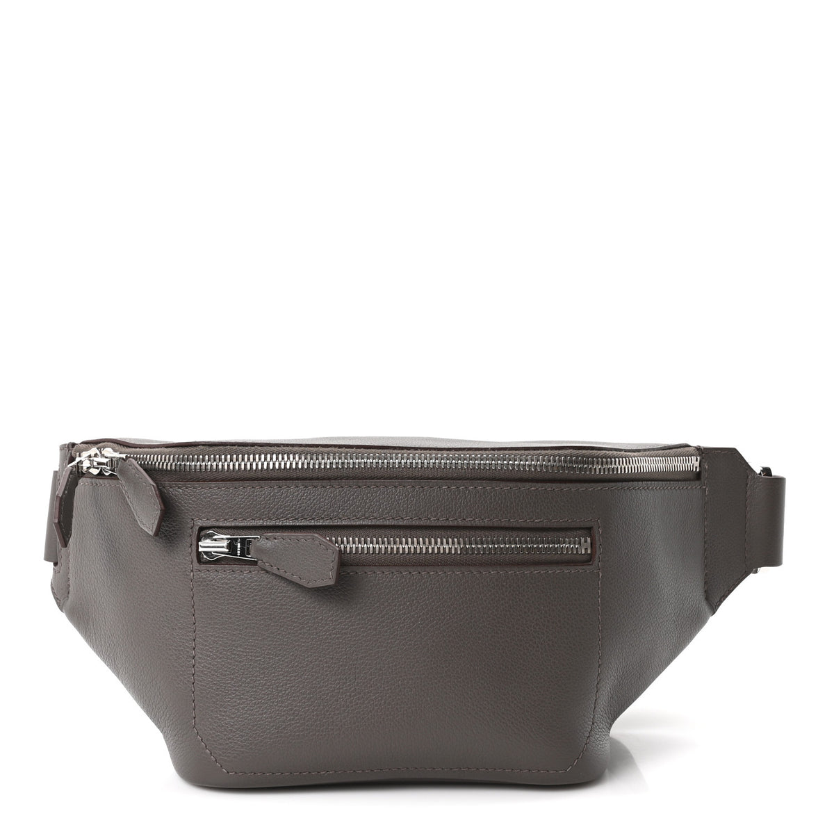 Hermes Taurillon Cristobal Cityslide Belt Bag PM Etain 1 of 9