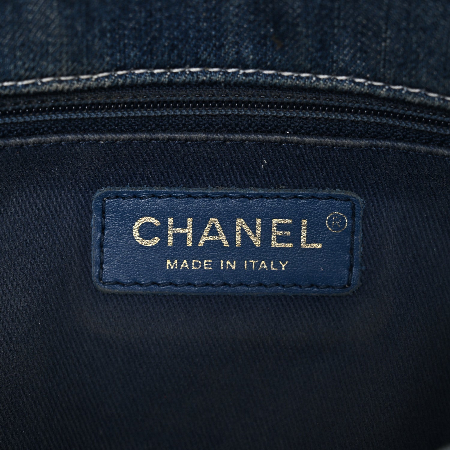 Chanel Denim Quilted Medium Denim Trip Single Flap Blue 6 of 11