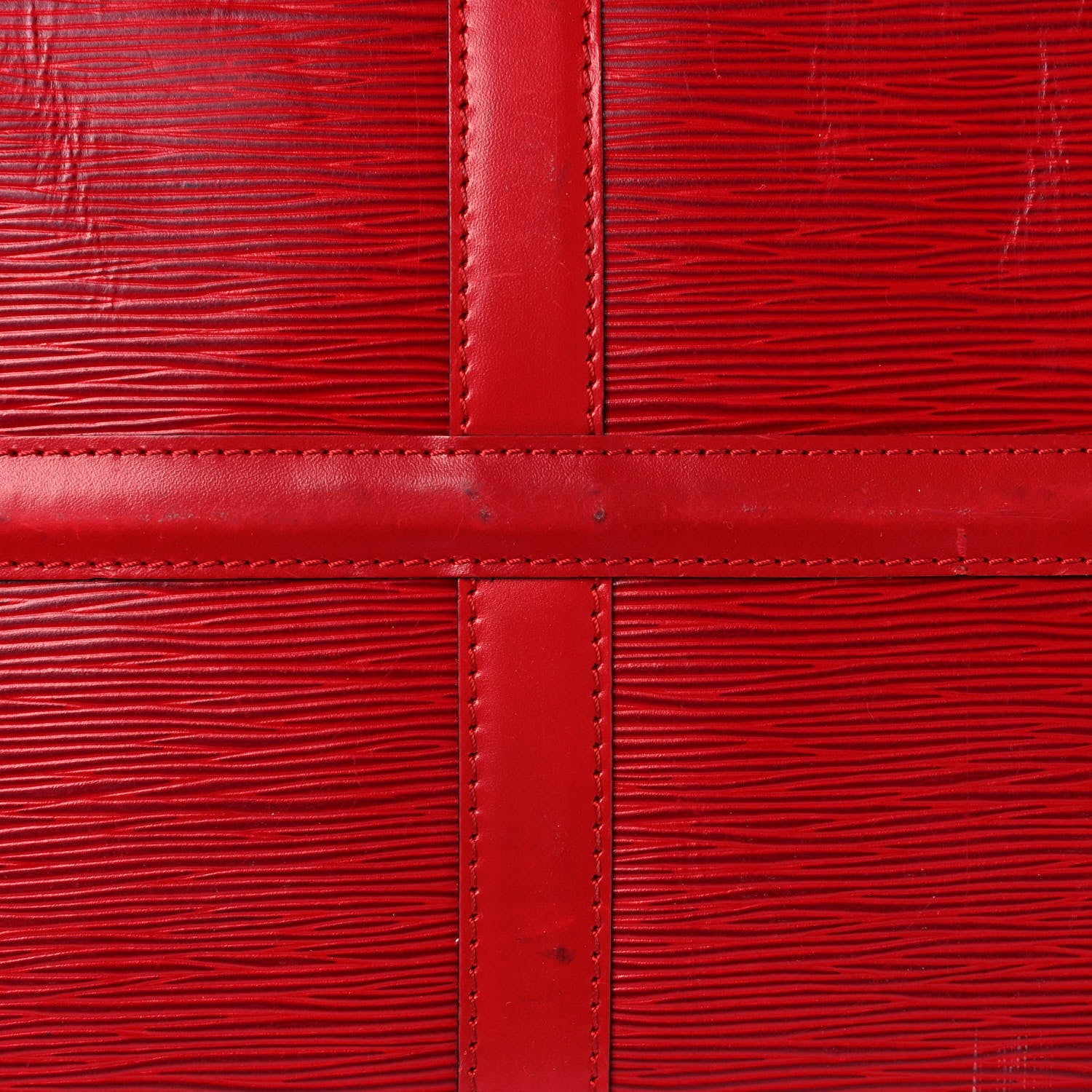 Louis Vuitton Epi Keepall 55 Castillan Red 23 of 32