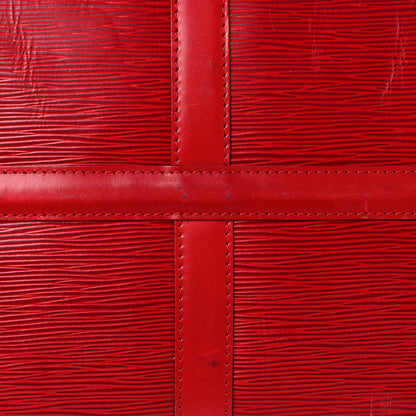 Louis Vuitton Epi Keepall 55 Castillan Red 23 of 32