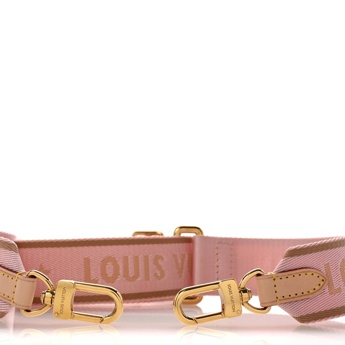 Monogram Multi Pochette Accessories Bandouliere Shoulder Strap Rose Clair