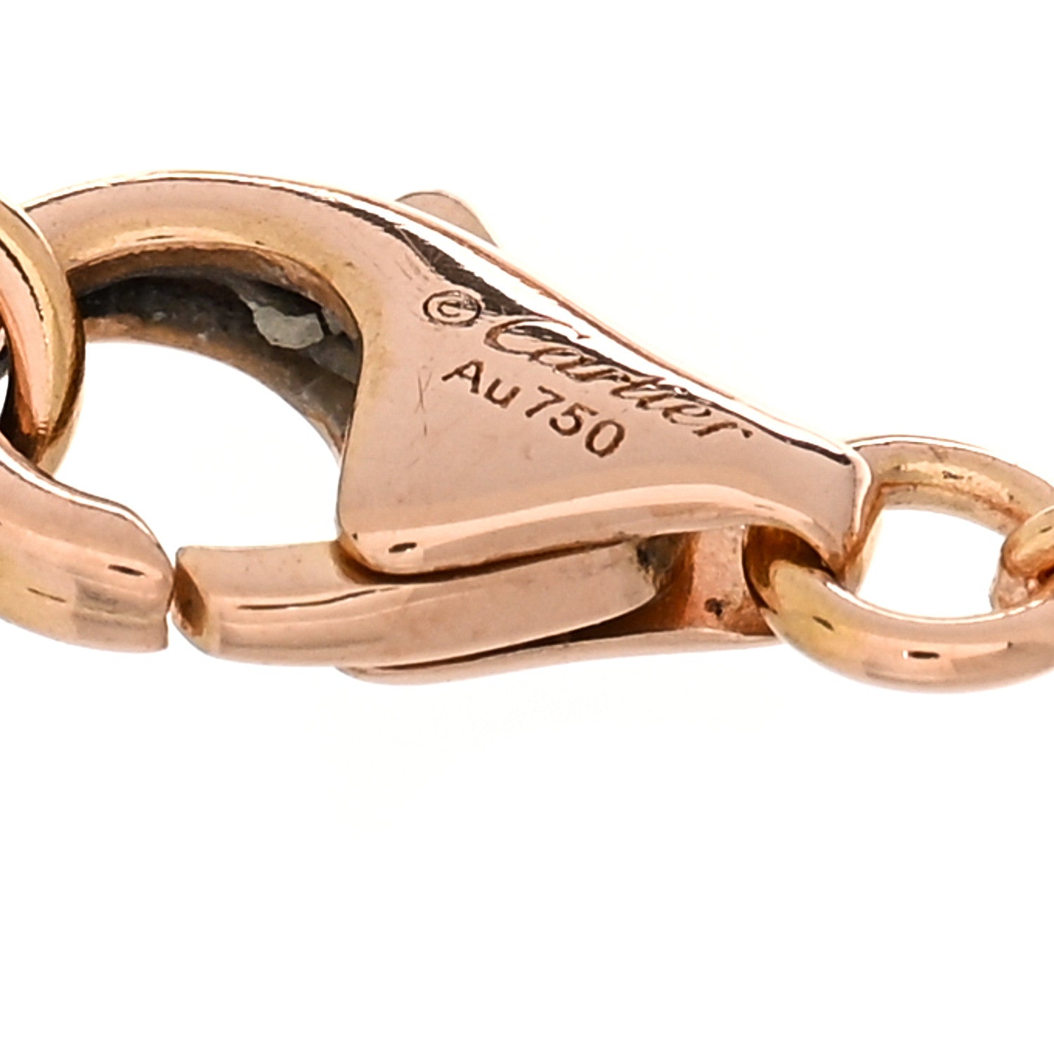 Cartier 18K Pink Gold Interlocking LOVE Bracelet 3 of 4