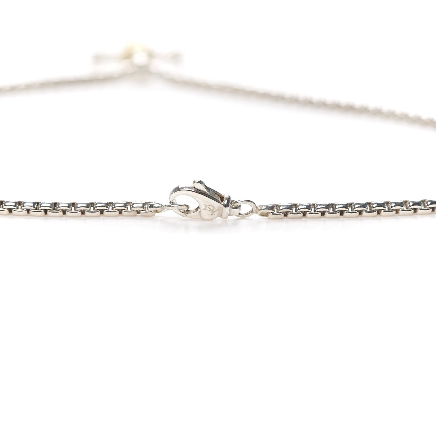 Sterling Silver 18K Yellow Gold 29mm Cable Cross Pendant Necklace
