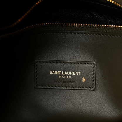 Saint Laurent Smooth Calfskin Small Le 5 A 7 Soft Hobo Light Musk 6 of 10