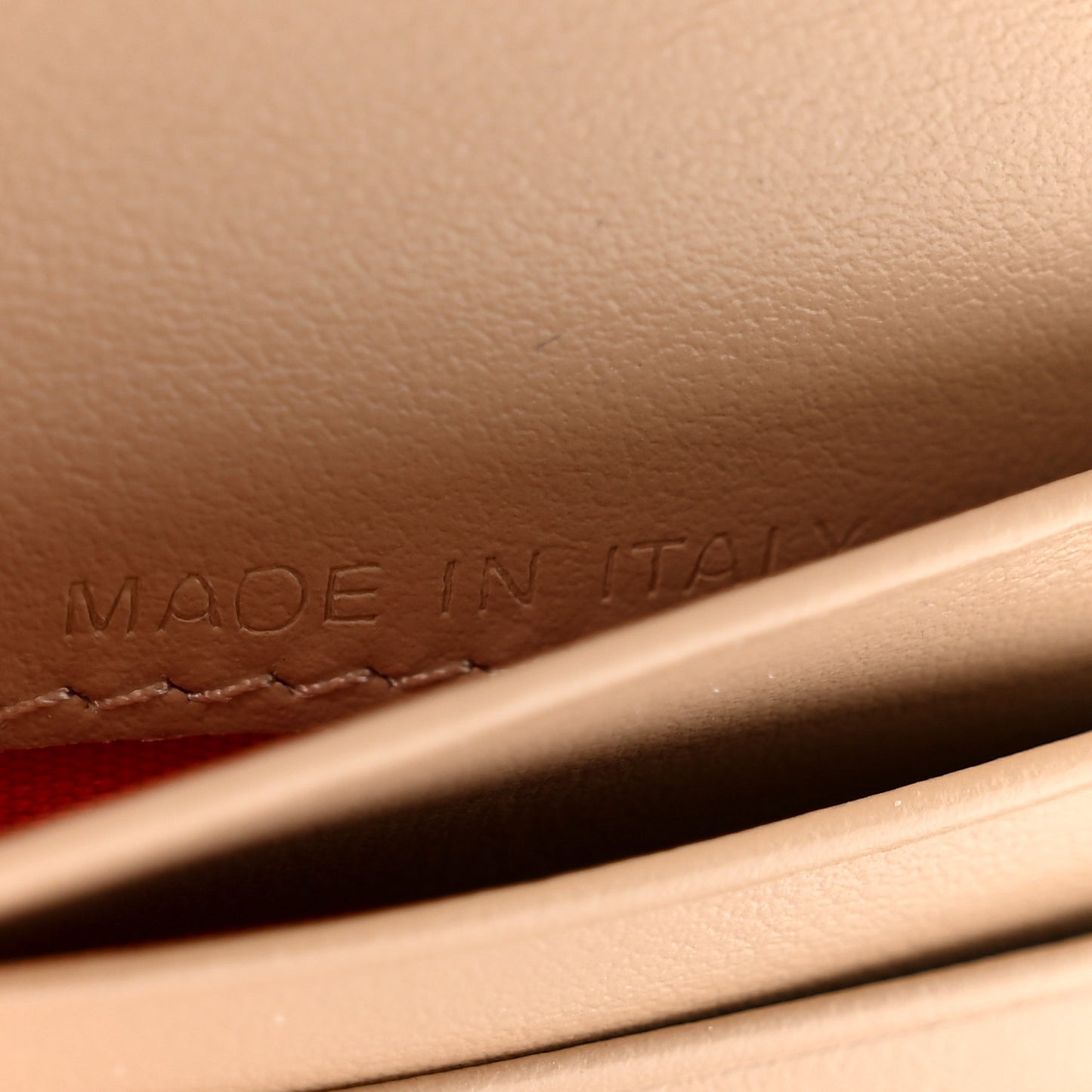 Crocodile Embossed Calfskin Palatin Wallet Nougat